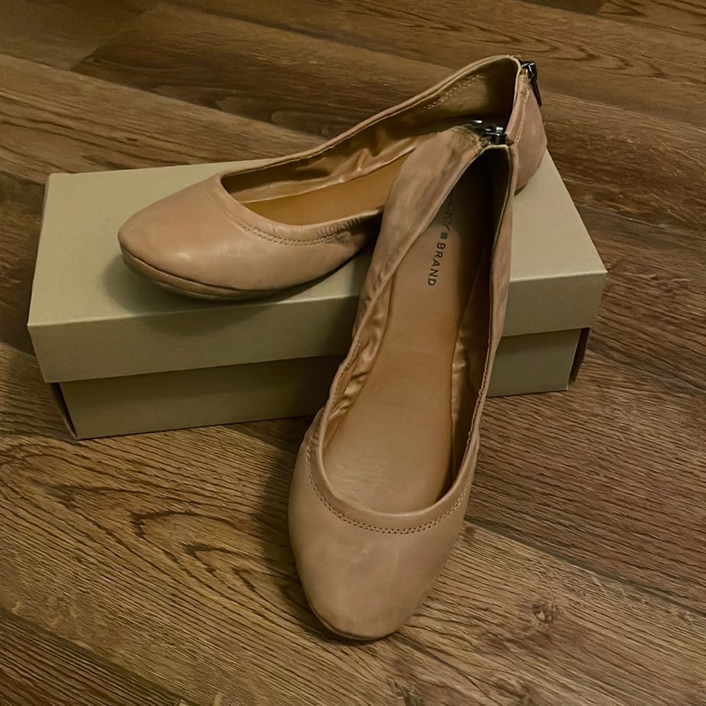 Light brown flats